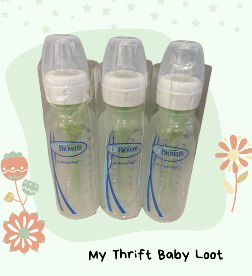 New Dr Browns Anti Colic Baby Bottle 250 ml pack of 3